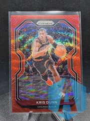 2020-21 Panini Prizm Red Wave Kris Dunn #101 Chicago Bulls